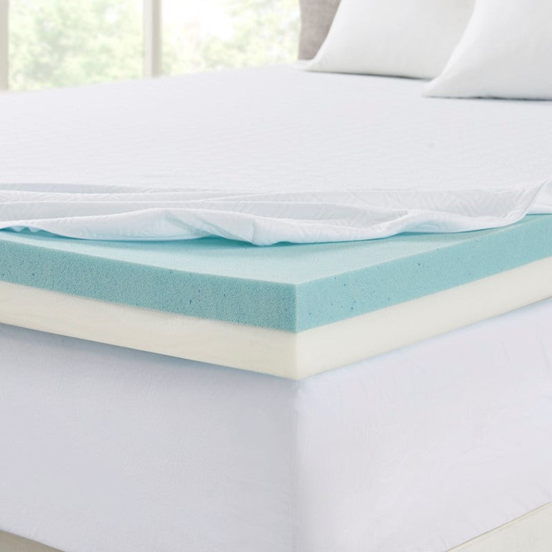4" Gel Memory Foam with 3M Cover Mattress Topper