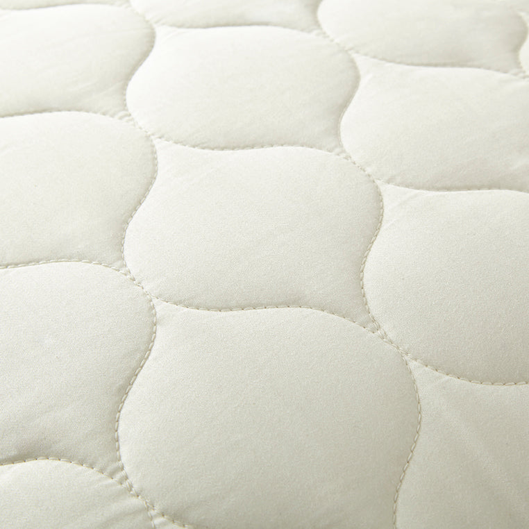 Organic Cotton Quilted Pillow Protectors - 100% Organic Cotton