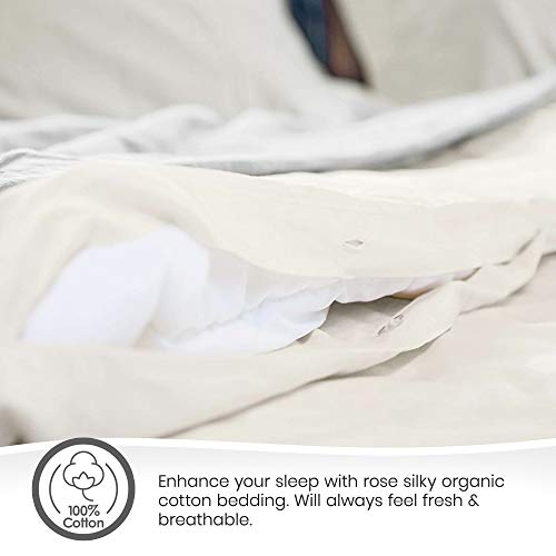 500TC Duvet Cover Set - 100% Organic Cotton - Quahog Bay Bedding