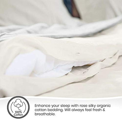 500TC Duvet Cover Set - 100% Organic Cotton - Quahog Bay Bedding