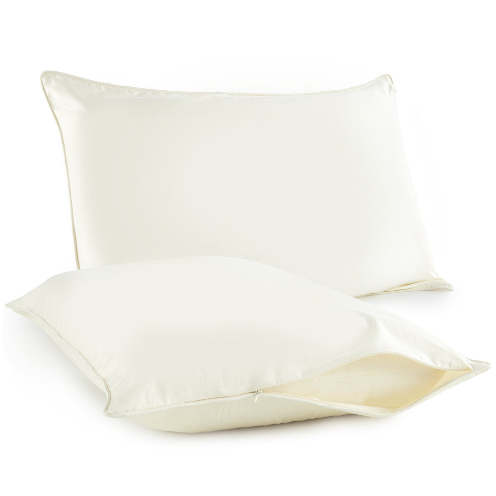 500TC Pillow Protectors - 100% Organic Cotton - Quahog Bay Bedding