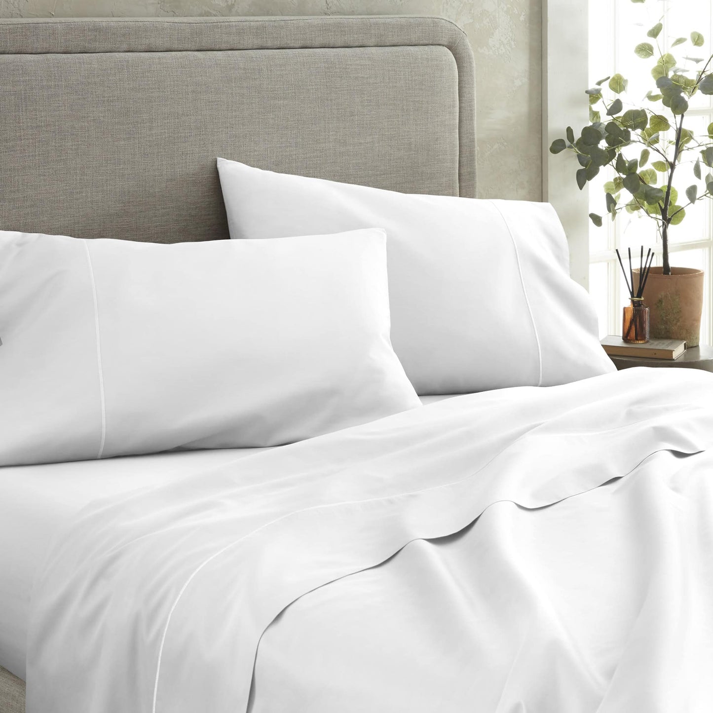 500TC Sateen Bed Sheets - 100% Organic Sheets - Quahog Bay Bedding