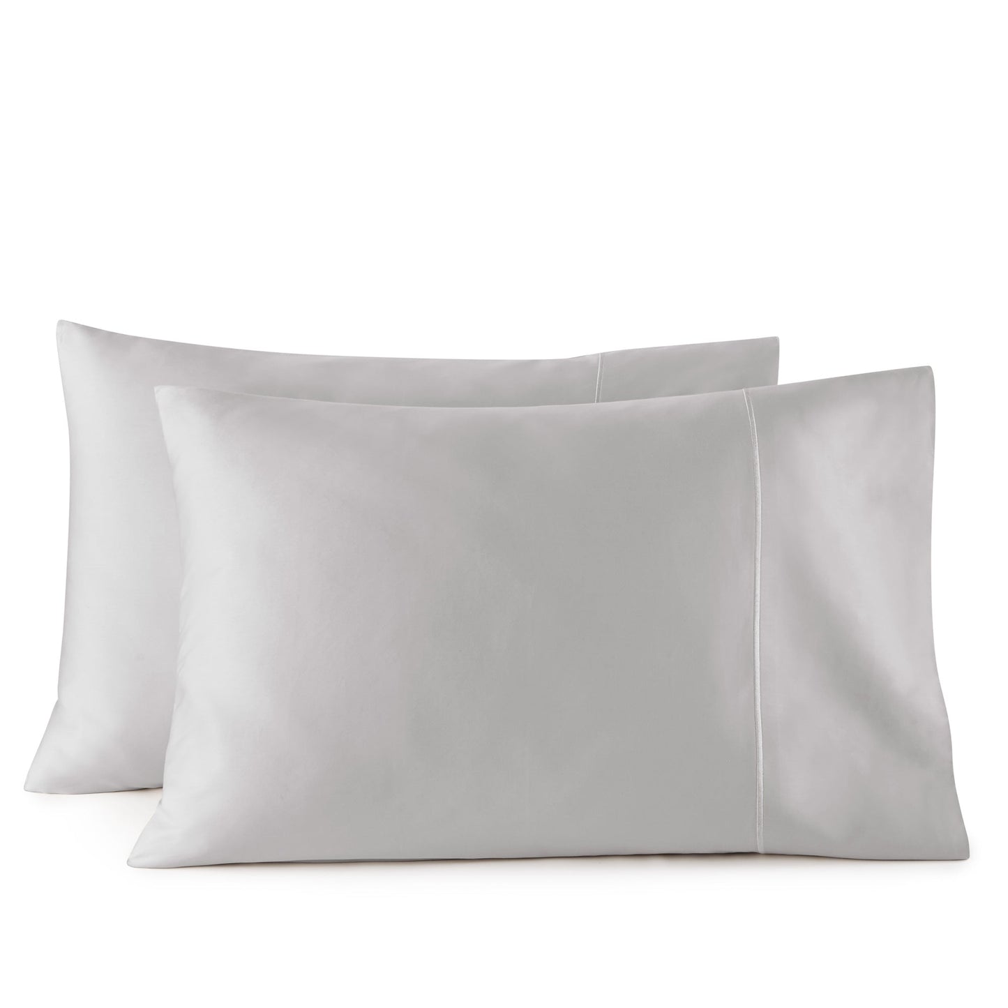 500TC Sateen Pillowcase Set - 100% Organic Cotton - Quahog Bay Bedding