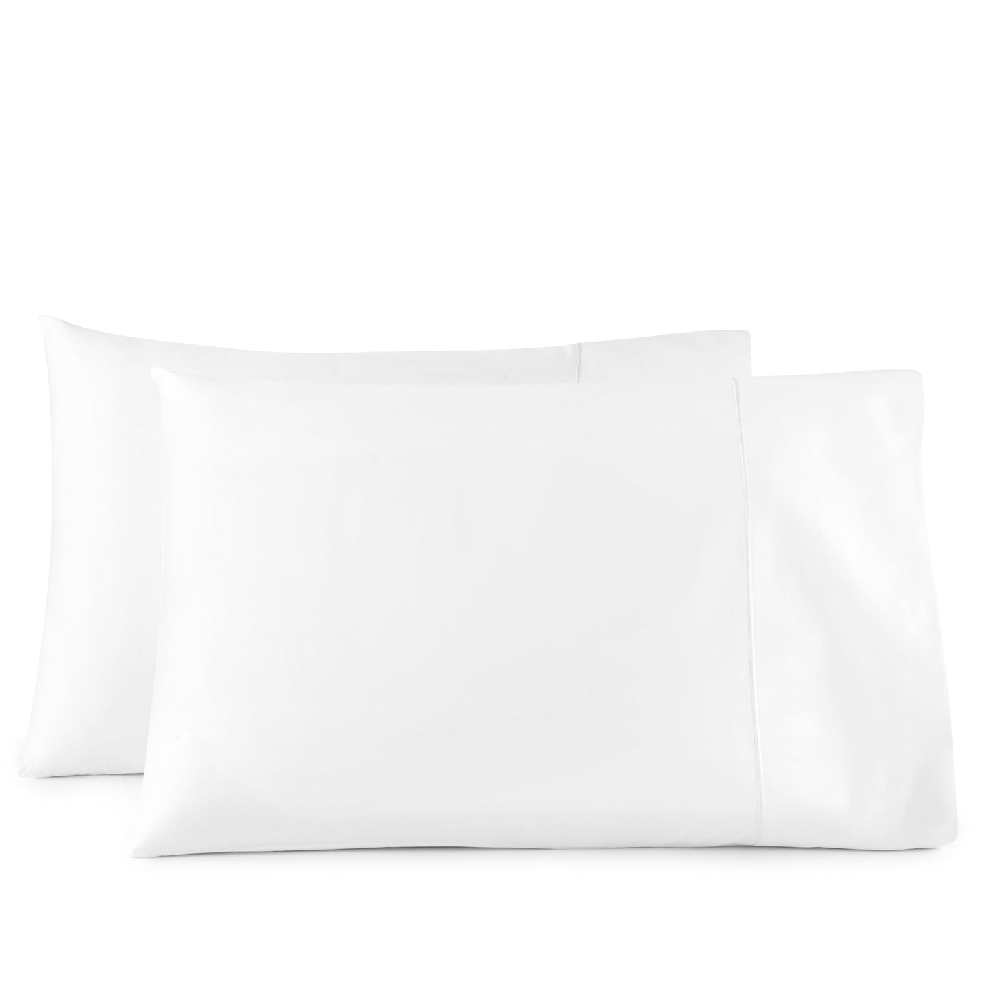 500TC Sateen Pillowcase Set - 100% Organic Cotton - Quahog Bay Bedding