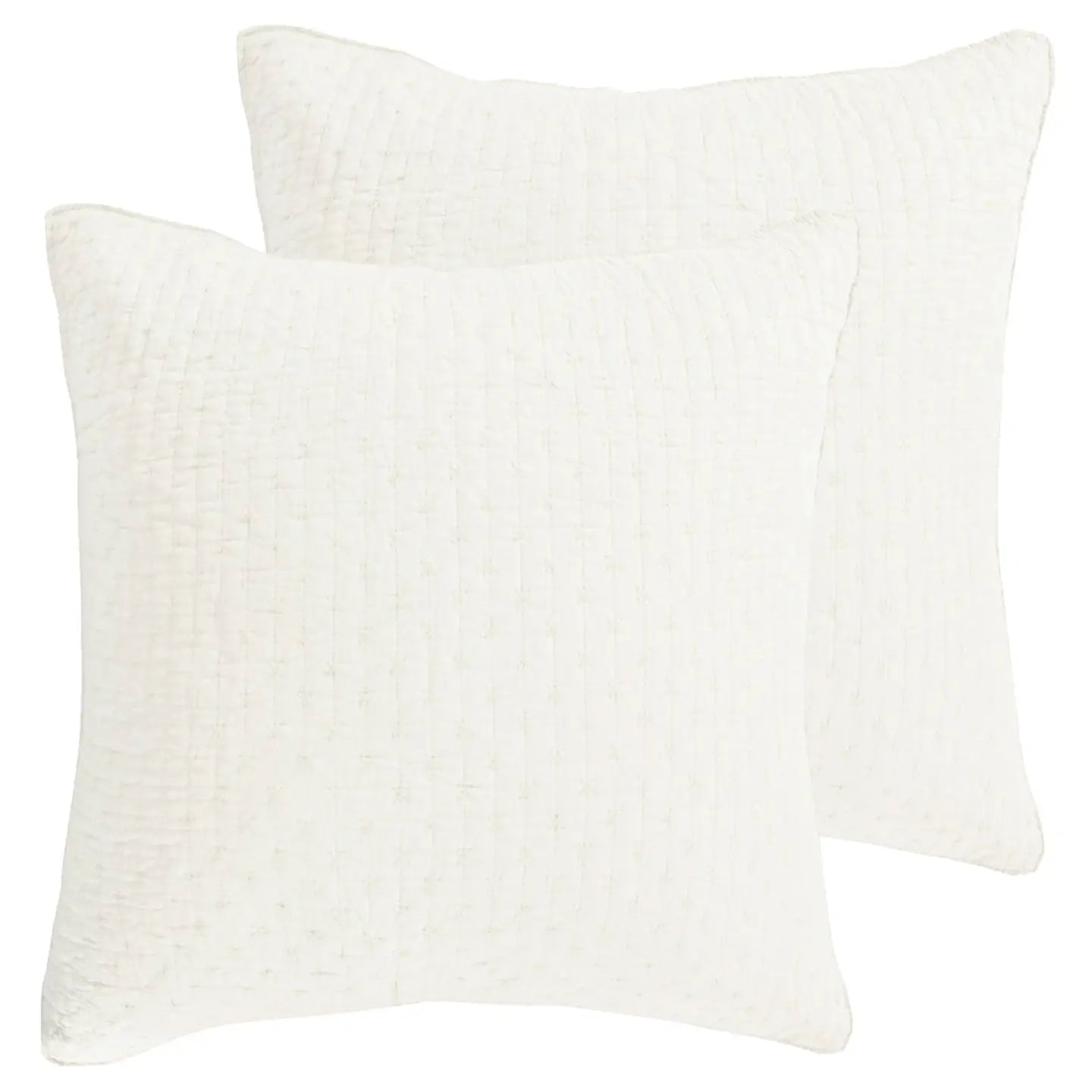 Cross Stitch Euro Sham Set of 2