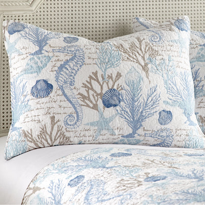 Galapagos Blue Quilt Set