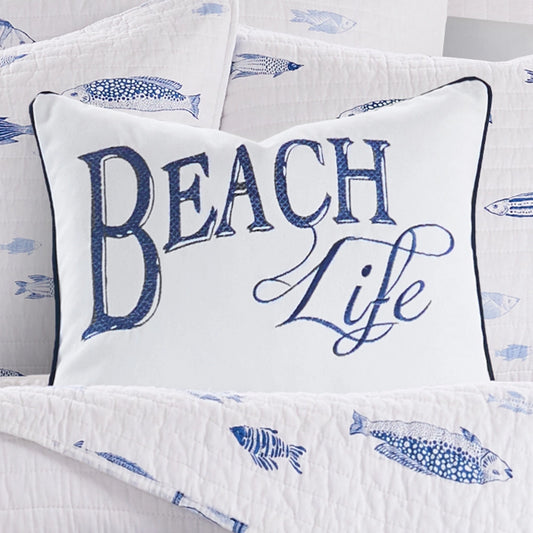 Indigo Tide Beach Life Pillow