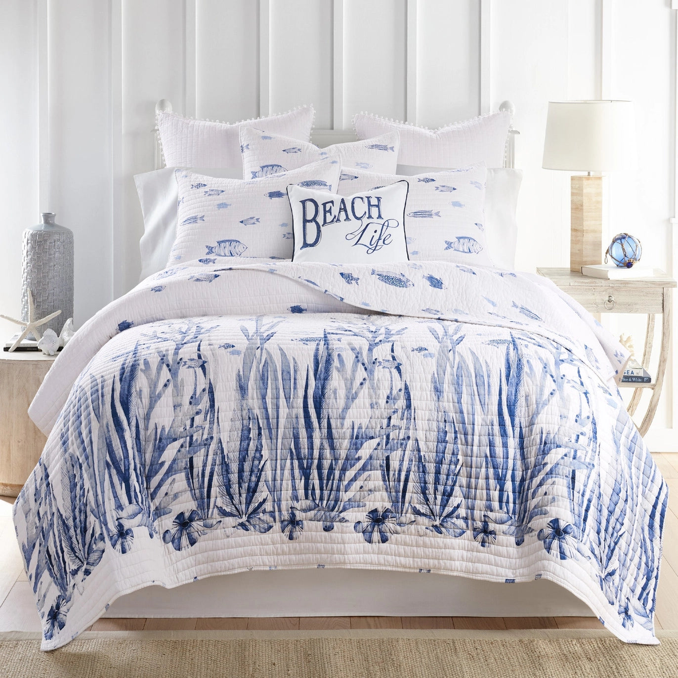 Indigo Tide Beach Life Pillow