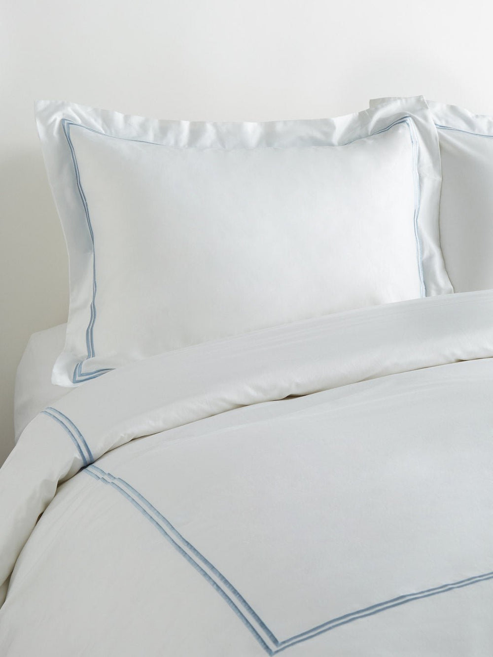 600 Thread Count Double Stripe Embroidered Duvet Set - Quahog Bay Bedding