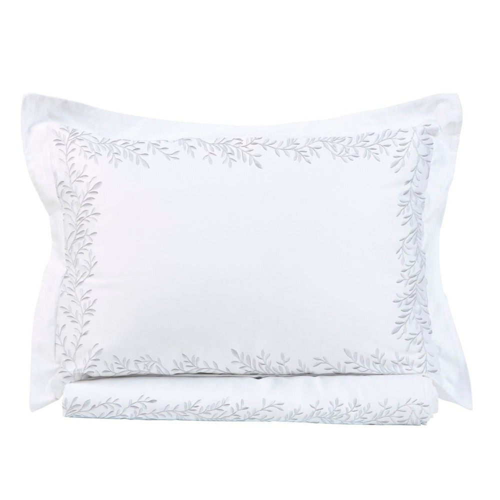 600 Thread Count Floral Vine Embroidered Duvet Set - Quahog Bay Bedding