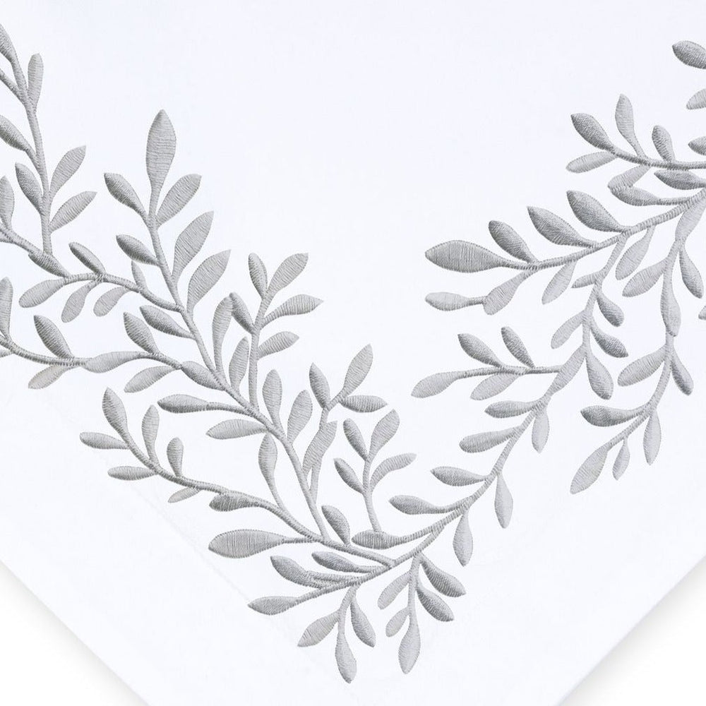 600 Thread Count Floral Vine Embroidered Duvet Set - Quahog Bay Bedding