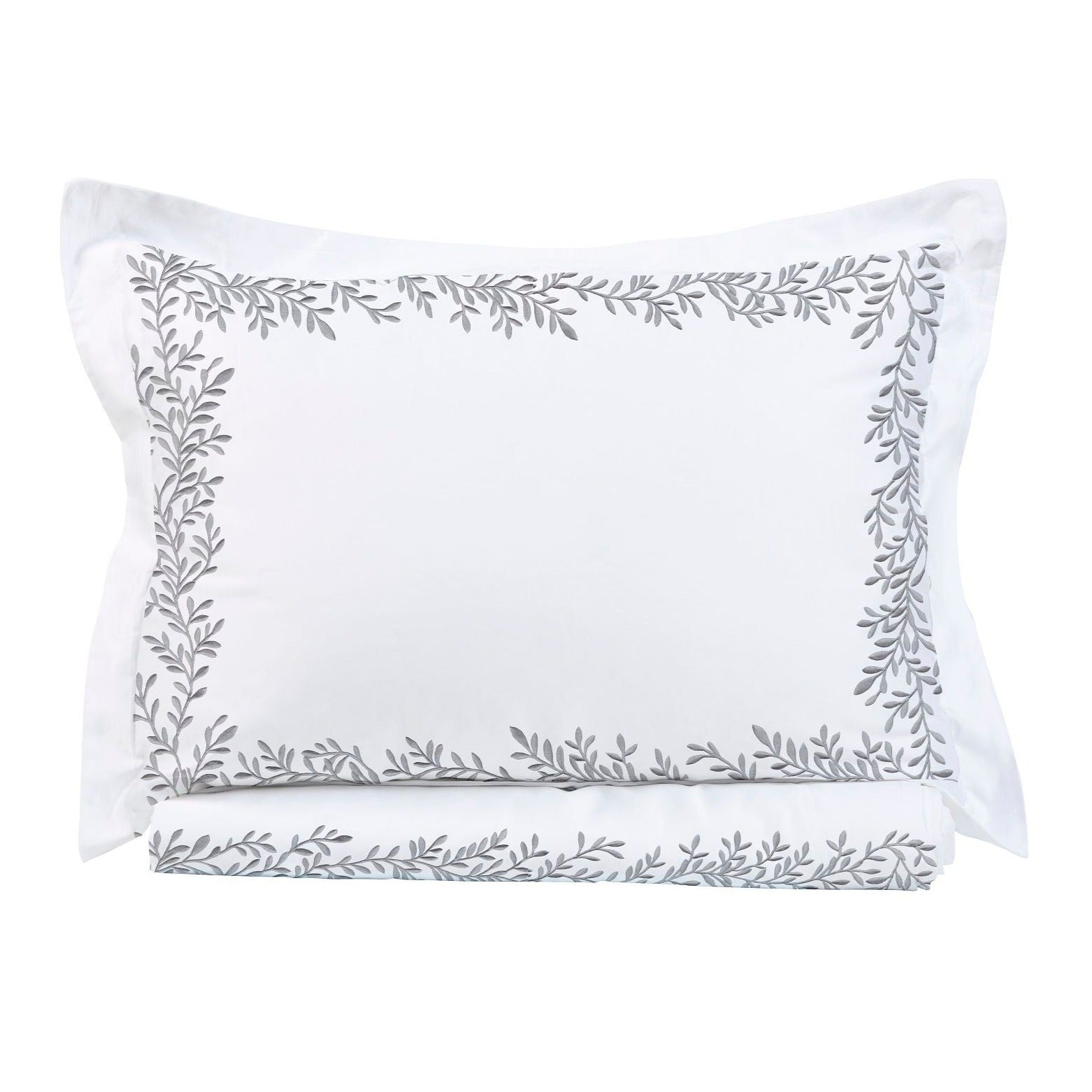 600 Thread Count Floral Vine Embroidered Duvet Set - Quahog Bay Bedding