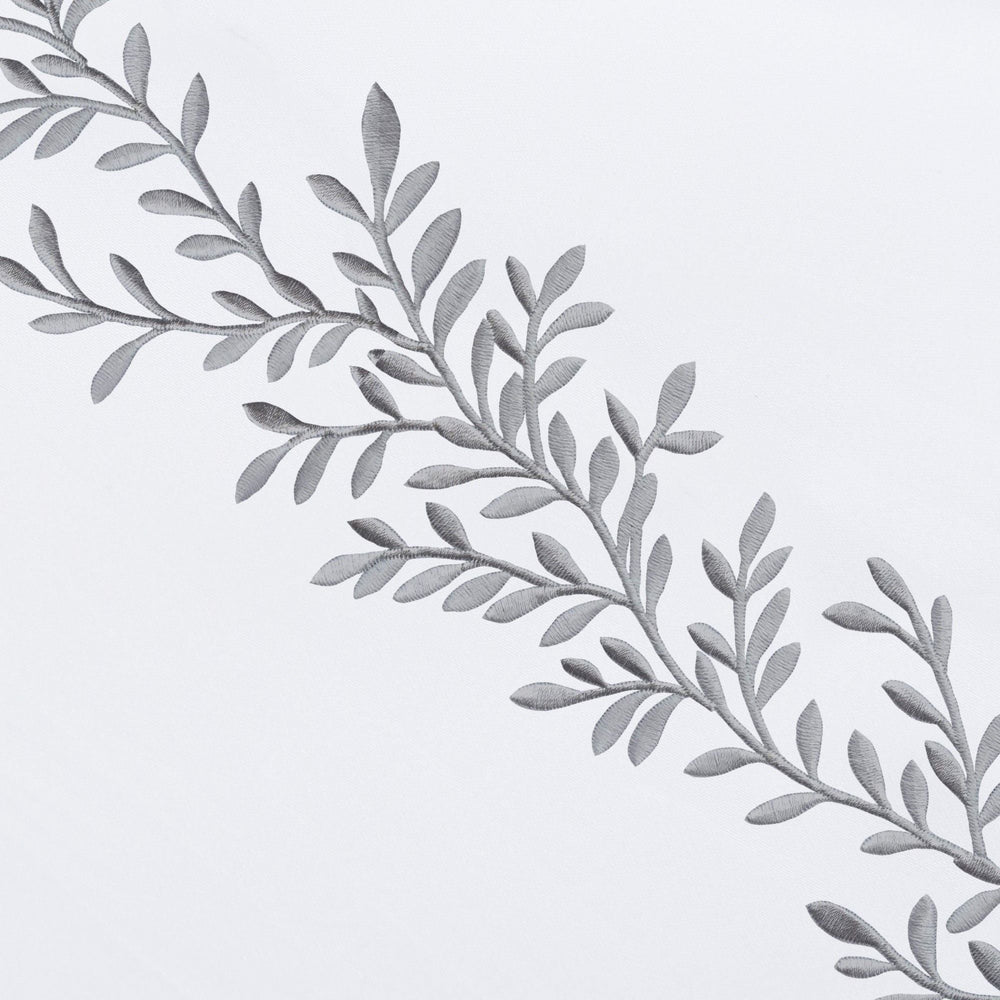 600 Thread Count Floral Vine Embroidered Euro Sham Pairs - Quahog Bay Bedding