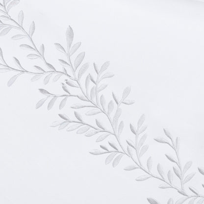 600 Thread Count Floral Vine Embroidered Euro Sham Pairs - Quahog Bay Bedding