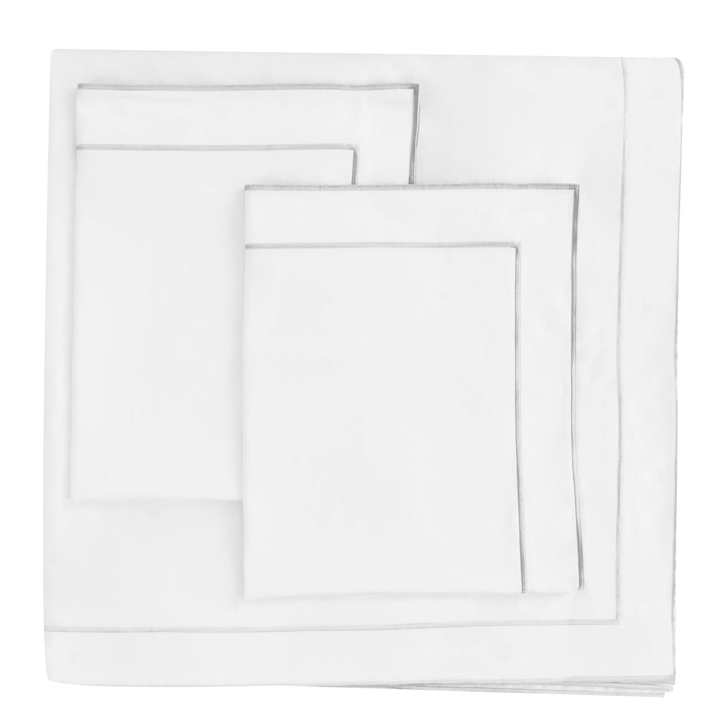 600 Thread Count Framed Sateen Embroidered Cotton Duvet Set - Quahog Bay Bedding