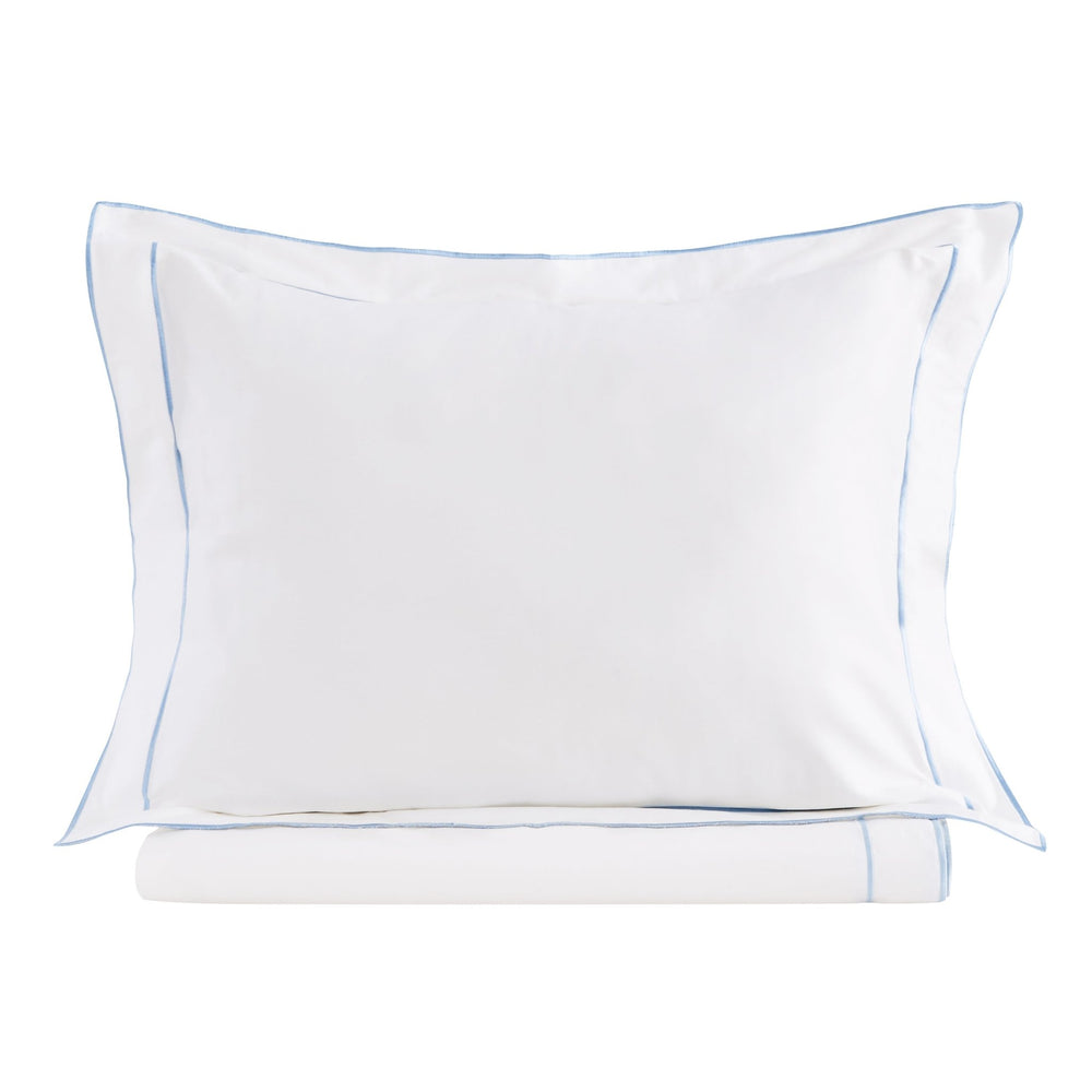 600 Thread Count Framed Sateen Embroidered Cotton Duvet Set - Quahog Bay Bedding