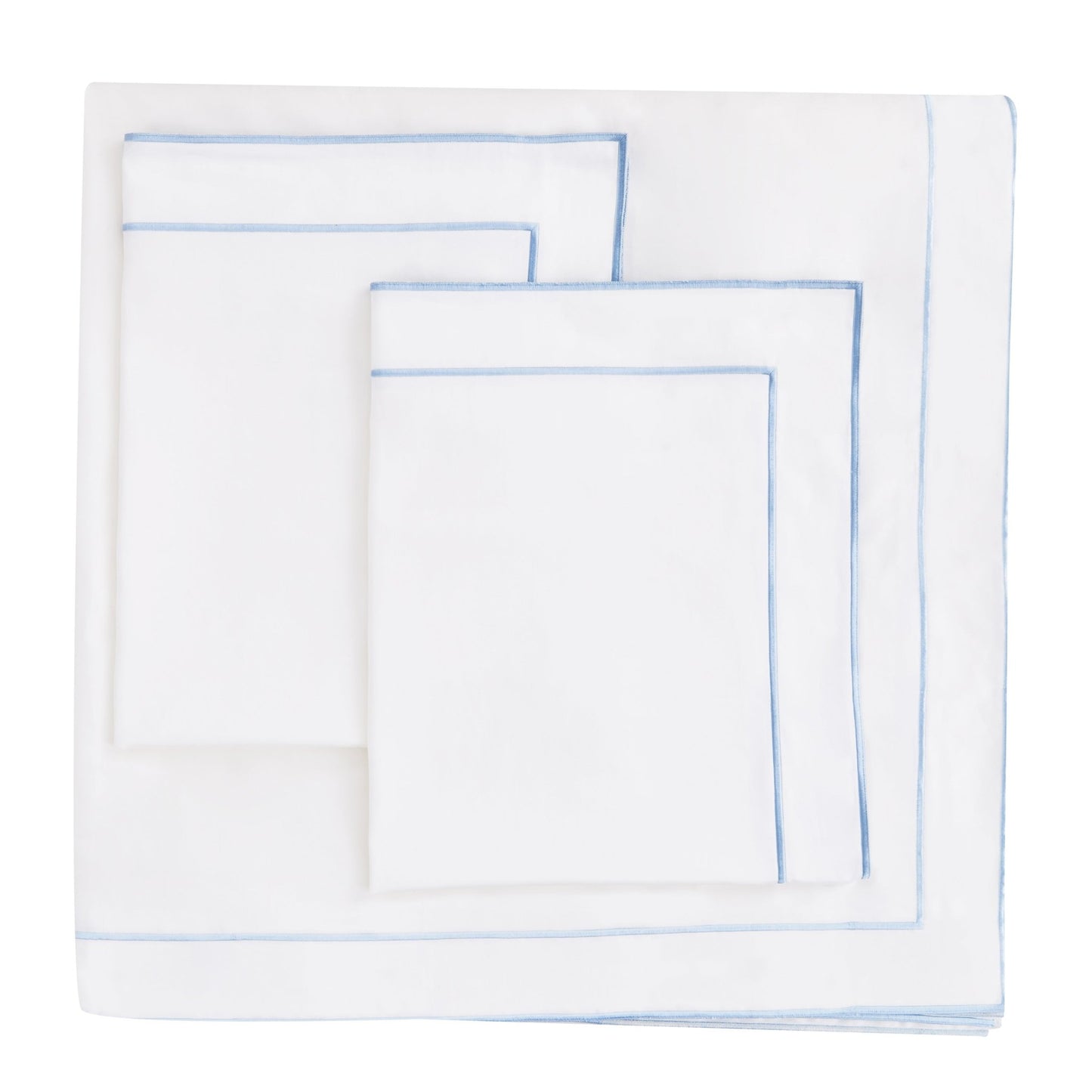 600 Thread Count Framed Sateen Embroidered Cotton Duvet Set - Quahog Bay Bedding