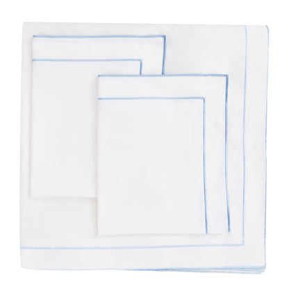 600 Thread Count Framed Sateen Embroidered Cotton Duvet Set - Quahog Bay Bedding