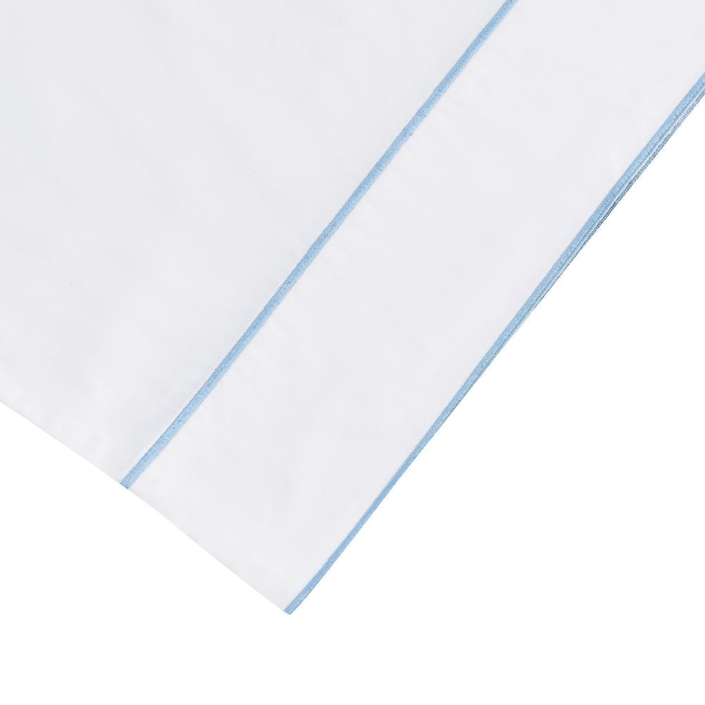 600 Thread Count Framed Sateen Embroidered Cotton Pillowcase Pair - Quahog Bay Bedding