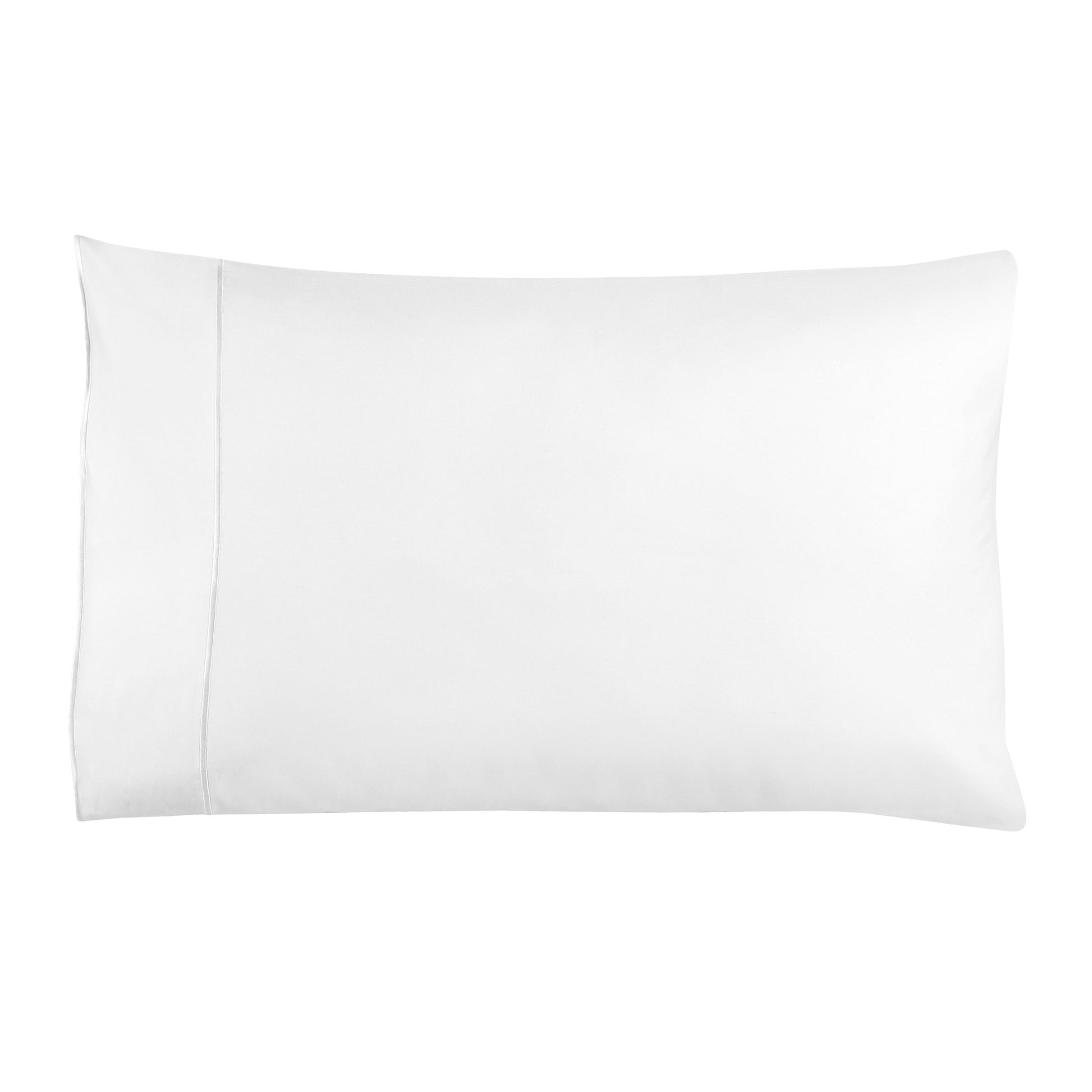 600 Thread Count Framed Sateen Embroidered Cotton Pillowcase Pair - Quahog Bay Bedding