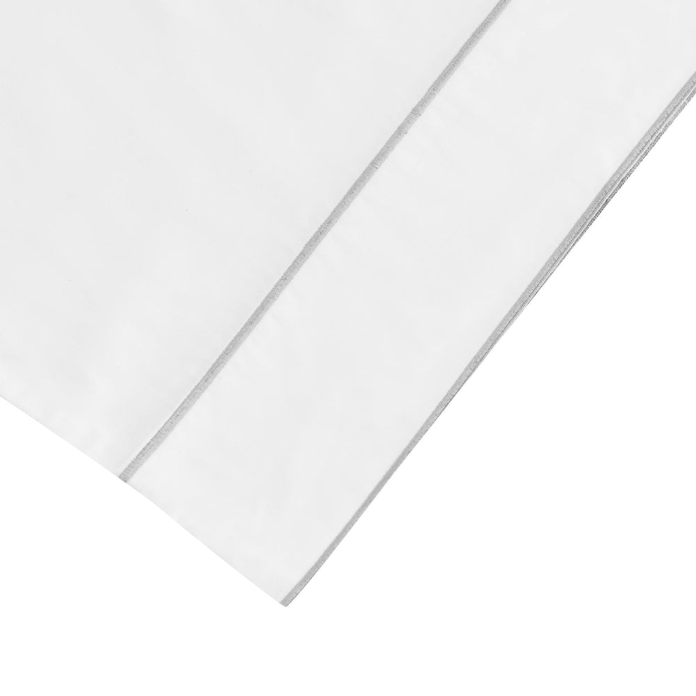 600 Thread Count Framed Sateen Embroidered Cotton Sheet Set - Quahog Bay Bedding