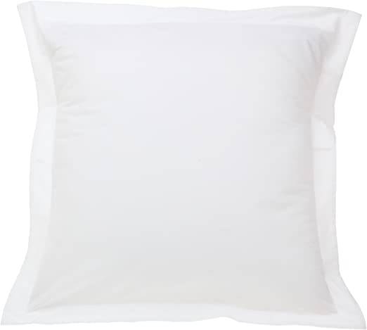 600 Thread Count Hemstitch Euro Pillow Sham Pair - Quahog Bay Bedding