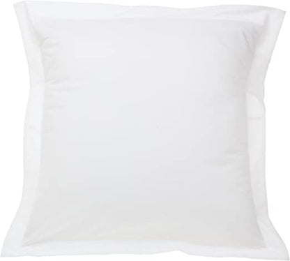 600 Thread Count Hemstitch Euro Pillow Sham Pair - Quahog Bay Bedding