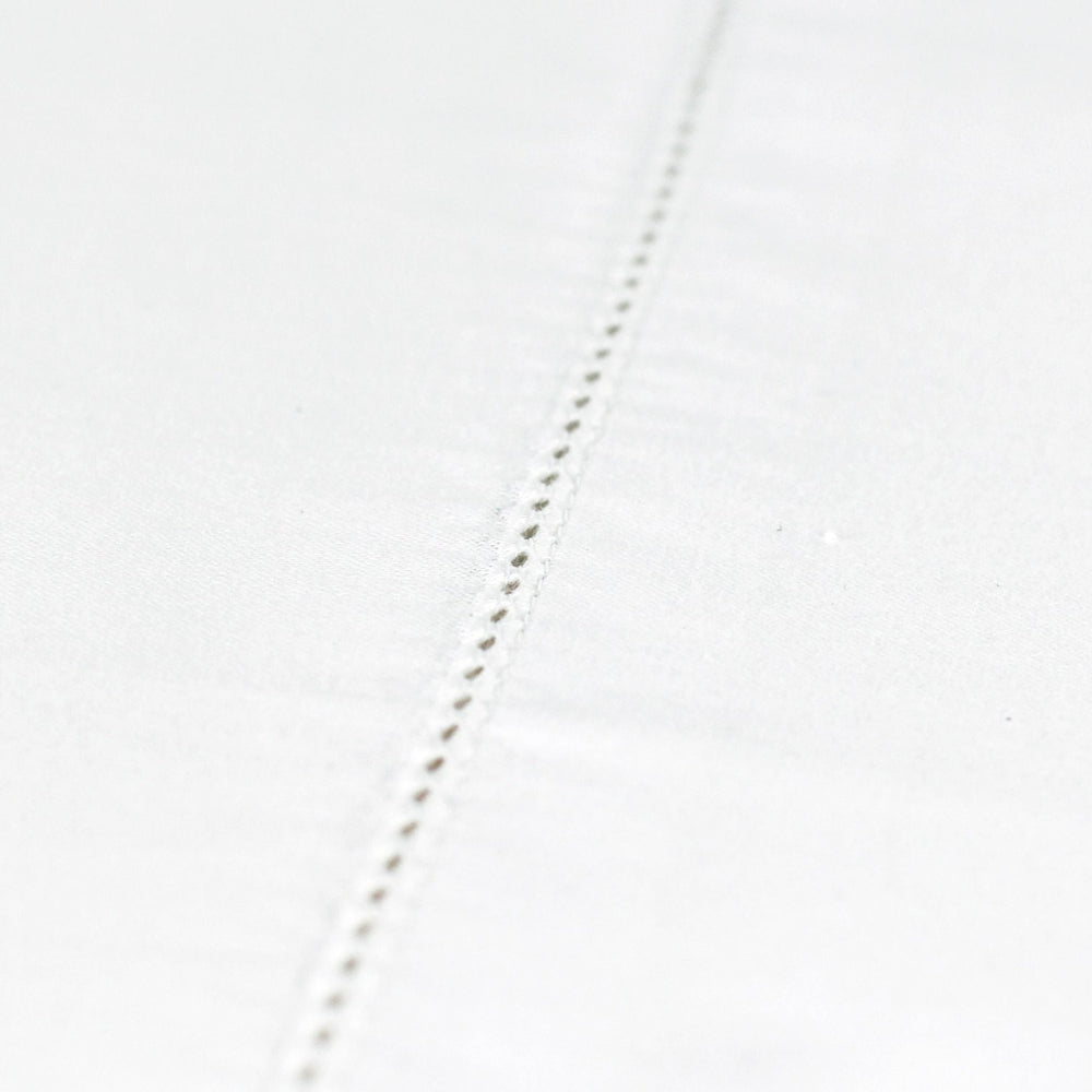 600 Thread Count Hemstitch Euro Pillow Sham Pair - Quahog Bay Bedding