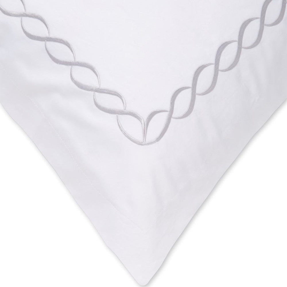 600 Thread Count Rope Embroidered Euro Sham Pairs - Quahog Bay Bedding