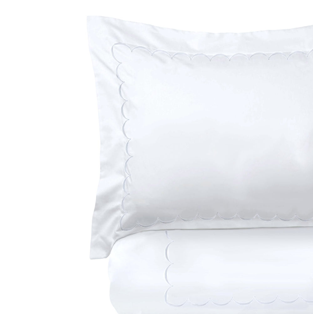 600 Thread Count Scallop Embroidered Duvet Set - Quahog Bay Bedding