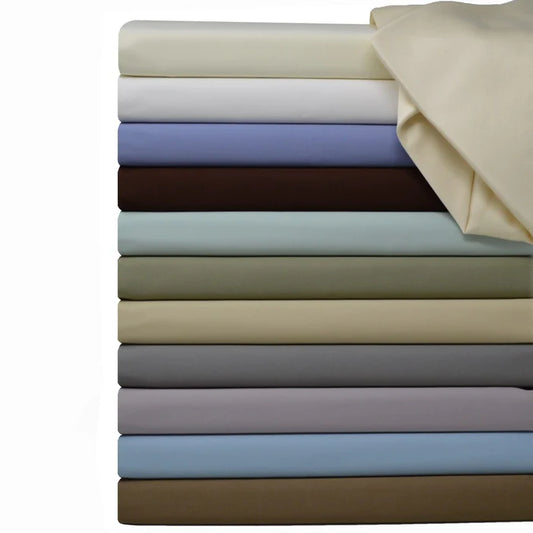 Split Top Cal King Sheets 600TC 100% Cotton - Fitted Sheet With Wings