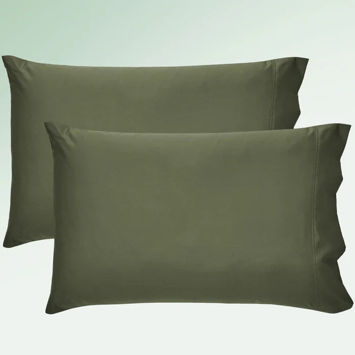 CinchFit 600TC 100% Cotton Queen And King Pillowcase Sets