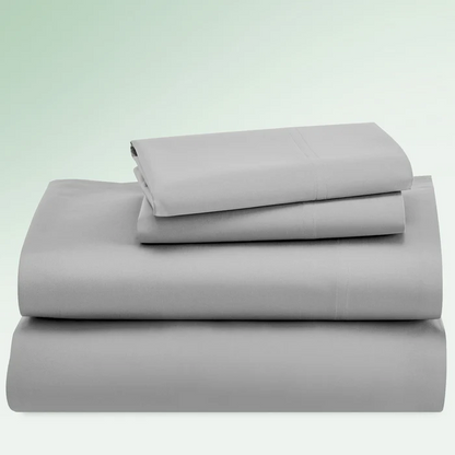 CinchFit Split King Sheets Stay On 600TC 100% Cotton Cord Elastic American Made Sheets