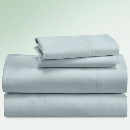 Sheet Sale! CLEARANCE - CinchFit 600TC 100% Cotton Cord Elastic Sheets- Queen Dark Blue Fitted Sheet