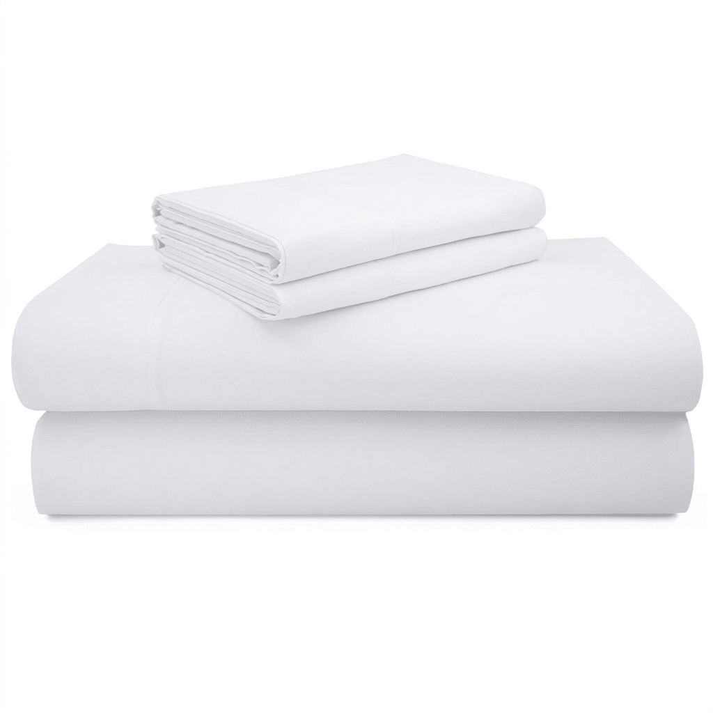 White sheet stack with badges and text removed