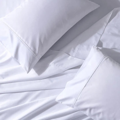 Split King Sheet Set - Solid 650TC Cotton Blend Wrinkle Free 5PC