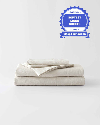 Stonewashed Linen Sheets