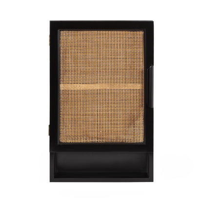 Ori Rattan Wall Cabinet with Cubby