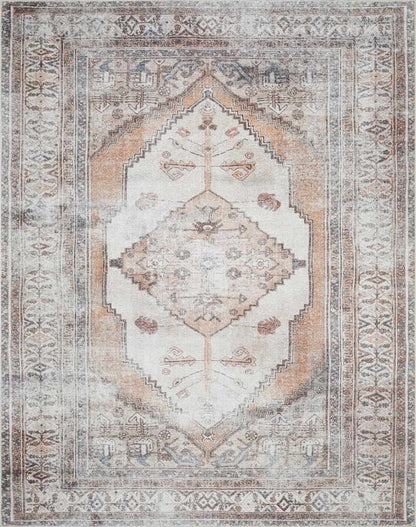 Arncliffe Vintage Flat Pile Washable Rug