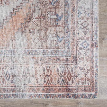 Arncliffe Vintage Flat Pile Washable Rug