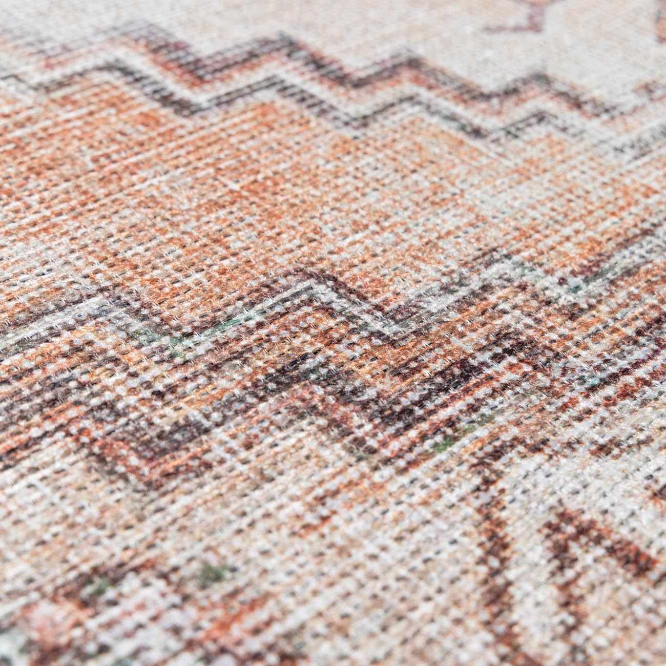 Arncliffe Vintage Flat Pile Washable Rug