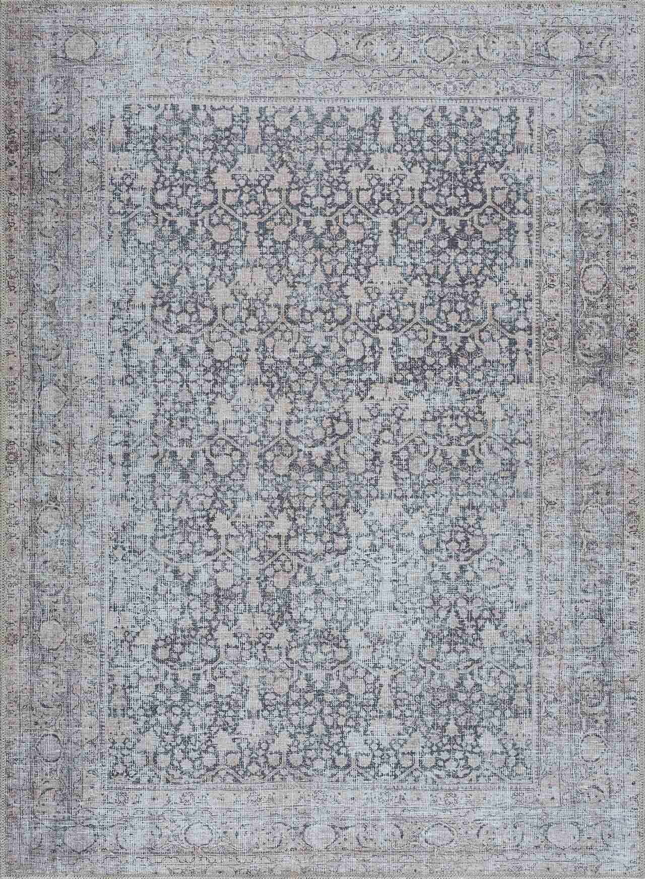 Hedda Vintage Flat Pile Washable Rug