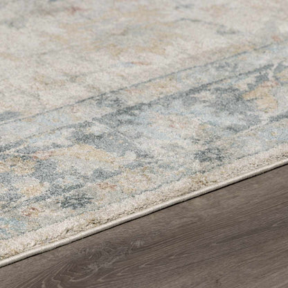 Ahmaud Beige & Light Gray Thick Luxe Area Rug