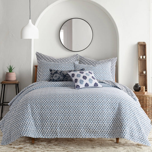 Aditya Quilt Set - Nautical And Coastal Quilt Set - Quahog Bay Bedding