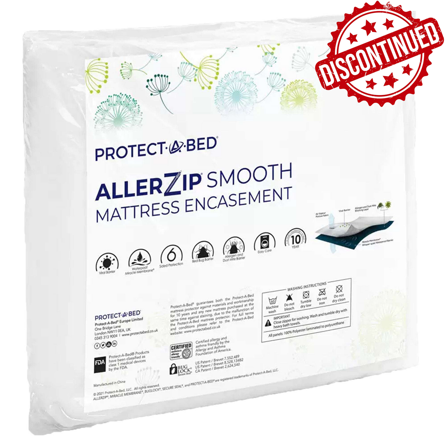 AllerZip 11 - 18" Mattress Zippered Encasement