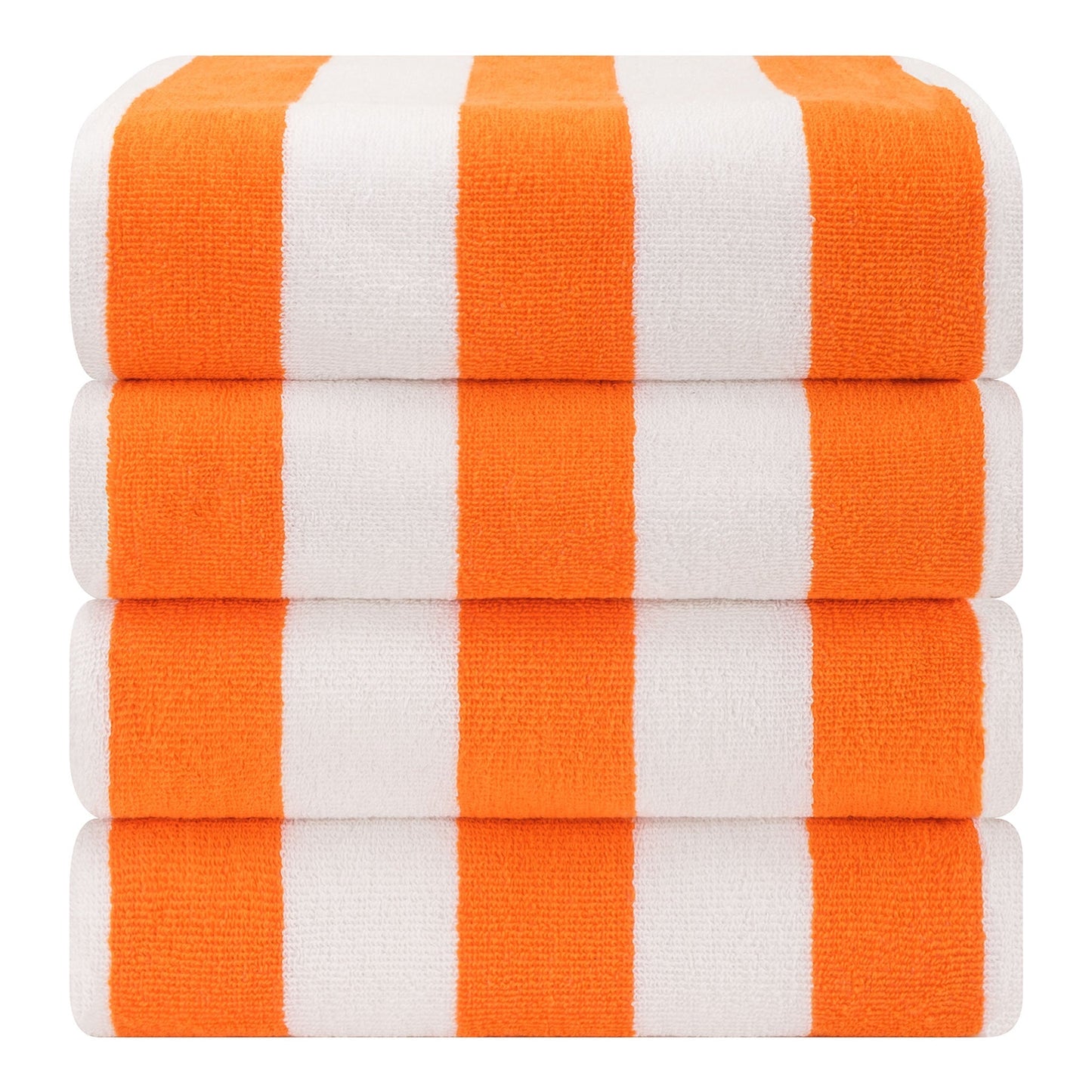 Cabana Striped Cotton Beach Towels 4 Pack