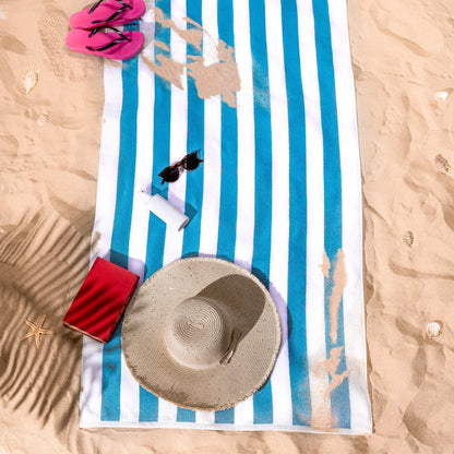 Cabana Striped Cotton Beach Towels 4 Pack