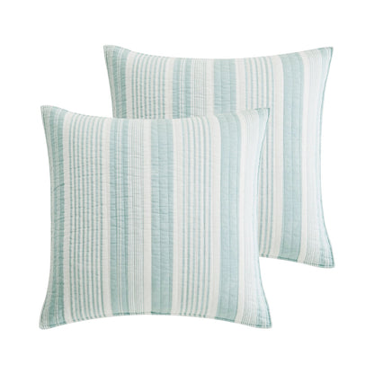 Aqua Breeze Euro Sham Set of 2 - Quahog Bay Bedding