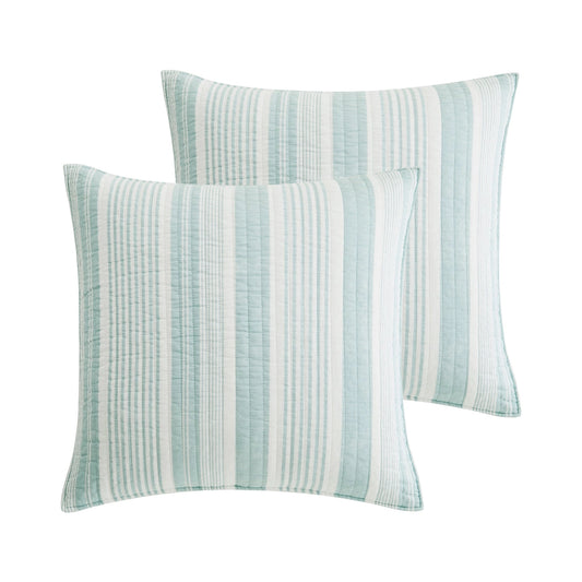 Aqua Breeze Euro Sham Set of 2 - Quahog Bay Bedding