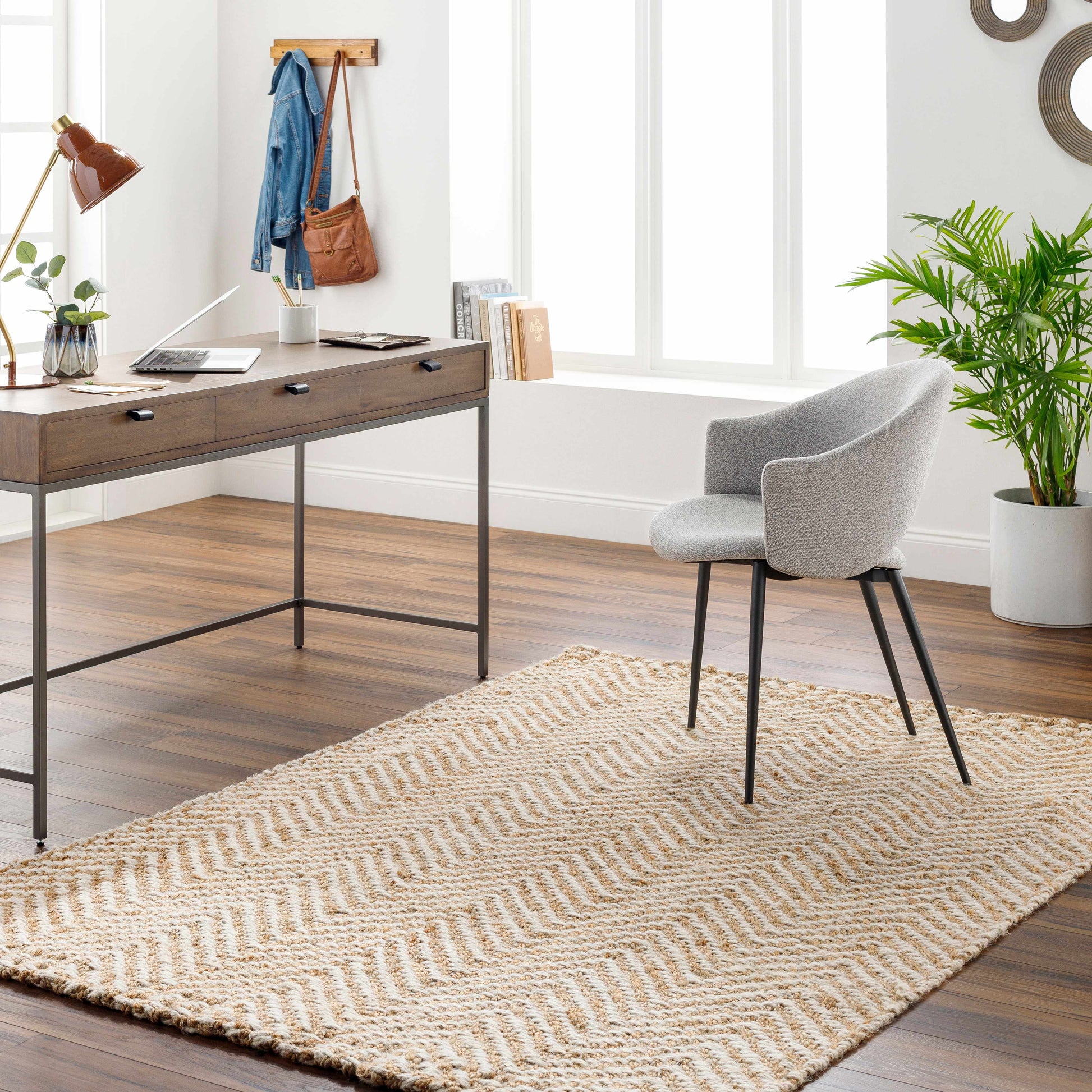 Aren Jute Area Rug - Quahog Bay Bedding